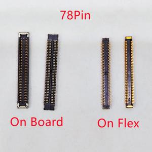 5-20pcs 삼성 Galaxy Note 10 Lite N770F S20FE S20 FE A21S 충전기 플러그 온 보드 용 78Pin USB 충전 FPC 커넥터