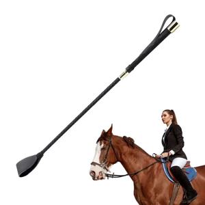 휴대용 포인터 승마 훈련 말 채찍 30/45/54/60CM PU 가죽 Horsewhip 성능 소품 속눈썹 용품
