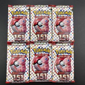 10/20Pcs 영어 버전 포켓몬 TCG: Scarlet & Violet 151 클래식 확장 부스터 포켓몬 트레이딩 카드