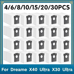 Dreame X50 Ultra X30 Ultra X30 Pro X40 Ultra L40 Ultra S30 Pro Ultra 예비 부품 액세서리 먼지 봉투와 호환 가능