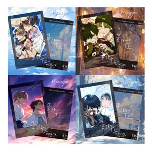 4 개/대 한국 만화 Lomo 카드 백 Cirrus, Yeon Skylar 캐릭터 HD 포토 카드 팬 컬렉션 카드