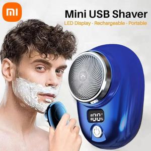 Xiaomi 남성용 전기 면도기 USB 충전식 휴대용 면도기 편안한 쉬운 여행 미니 수염 바디 헤어 트리머 포켓 면도기