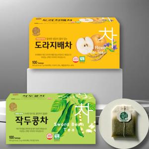 송원 우리차 도라지배차 100T+작두콩차 100T