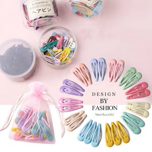 40PCS ~ 10PCS 헤어 클립 소녀 귀여운 캔디 컬러 헤어 액세서리 캔디 컬러 스타일 헤어 클립 유아 헤어 착용 머리 장식
