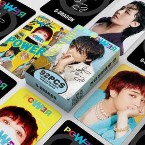 92 개/대 BIGBANG 아이돌 보이 그룹 새 시리즈 Lomo 카드 G-DRAGON TAEYANG DAESUNG HD Printd 포토 카드 및 스티커 팬 선물