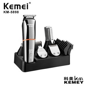 Kemei 남성용 방수 전기 수염 트리머, 무선 면도기, 헤어 클리퍼, 충전식 코 트리머, 11 in 1 그루밍 키트