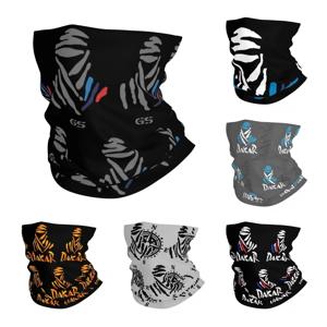오토바이 GS Bandana Neck Gaiter 인쇄 된 오프로드 레이싱 D-Dakares 마스크 스카프 따뜻한 Balaclava 남성 여성 성인을위한 하이킹