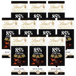 농심 린트 엑설런스 다크 85% 초콜릿 100g 10개