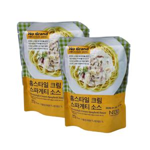 노브랜드 홈스타일 크림 스파게티 소스 400g x 2개