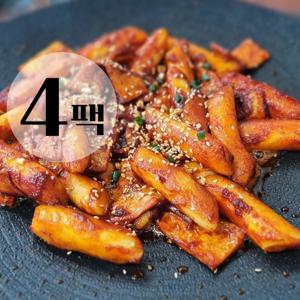 ★[4팩_친구들 기름떡볶이 2인분] 쌀떡 어묵 기름소스