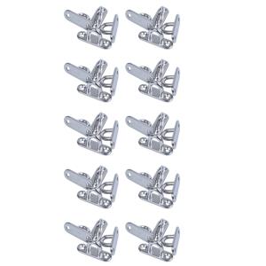 소매 40Pcs 5Mm 304 스테인레스 스틸 직사각형 패드 아이 플레이트 스테이플 링 후크