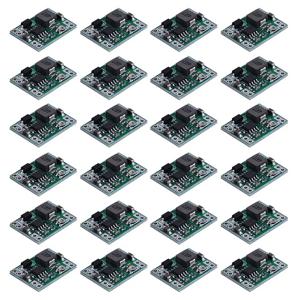 ABFT-24PCS MP1584 DC-DC 스텝 다운 전원 공급 장치 모듈 Arduino 용 3A 조정 가능한 벅 컨버터 LM2596 24V 12V 5V 3V 교체