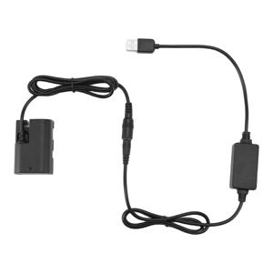 ABLP ACK-E6 DR-E6 LP E6 E6N Canon EOS 5D Mark III II 6D 7D 60D 70D 80D 90D R R5 R6 용 더미 배터리 USB 전원 어댑터 키트
