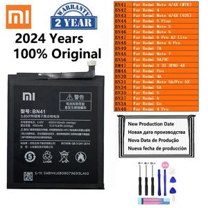 샤오미 레드미 휴대폰 배터리 교체 배터리, 레드미 홍미 노트 3 3S 4 4A 4X 5 5A 5X 6 6 7 7A 고 프로 플러스 A2 라이트 BN41 BN31 BM47