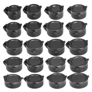 소총 범위 렌즈 커버 빠른 플립 업 쌍안경 렌즈 먼지 보호 캡 25-69MM 구경 사냥 야간 범위 시력 액세서리