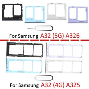삼성 전화 A32 4G 5G A325 A326 A325M A325N A326B 전화 SD 홀더 카드 트레이에 대한 새로운 SIM 칩 트레이 슬롯 어댑터 도구