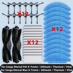 Cecotec Conga Eternal Pet Max X-Treme, Ultimate, Titanium, Vital Parts 액세서리 메인 사이드 브러시 필터 걸레와 호환 가능