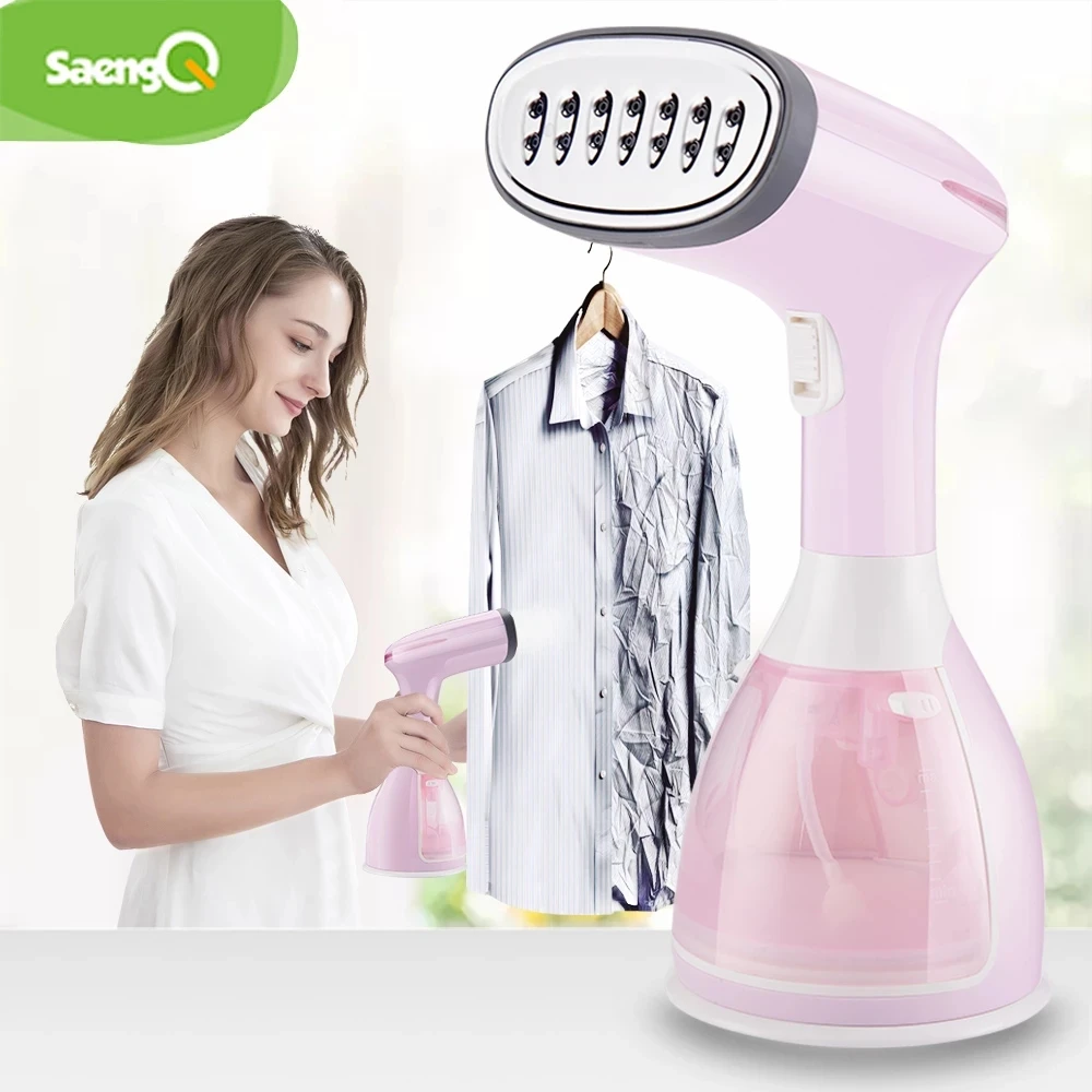 SaengQ 휴대용 의류 기선 1500W 전기 가정용 직물 스팀 다리미 280ml 의류 다림질을위한 휴대용 수직 빠른 열