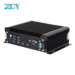 팬리스 미니 PC 인텔 코어 i7-10610U i3-10110U 2x RS232 2x GbE LAN 8x USB HDMI VGA 지원 WiFi 4G LTE Windows 10 Linux