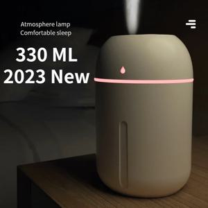 330ML 가습기 USB 음소거 아로마 테라피 가습기 가정용 초음파 아로마 디퓨저 USB 에센셜 오일 분무기 공기
