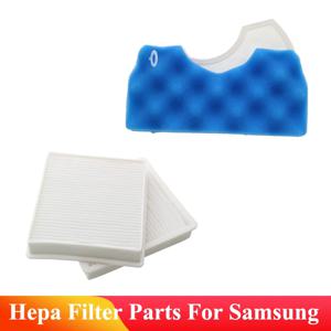 먼지 HEPA 필터 블루 스폰지 필터, 삼성 DJ63-00669A SC43-47 SC4520 SC4740 VC-9625 VC-BM620 진공 청소기 쌍 부품