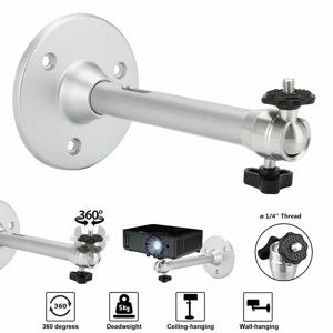 Salange 미니 프로젝터 벽 마운트 스탠드 천장 브래킷 홀더 YG300 HY300 Pro 미니 LED DLP 프로젝터 DV 보안 카메라