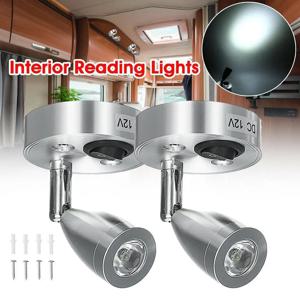 LED 내부 독서등 스위치 캠퍼밴 보트 무선 휴대용 자동 인테리어 램프, Rv 캠핑 액세서리, 12V