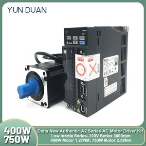델타 서보 모터 드라이버 A2 키트, AC 220V, 3000rpm, ASD-A2-0421-L, U, E, F, M ASD-A2-0721-L, U, E, F, M ECMA-C10807RS ECMA-C10604RS, 400 W, 750W
