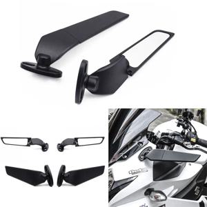 혼다 용 CBR650R F CBR1000RR CBR600RR CBR 250R 300R 400RR 500R 오토바이 미러 수정 된 바람 날개 회전 백미러
