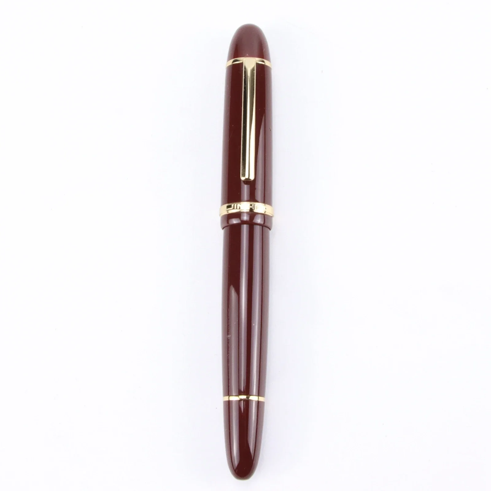 JinHao X159 아크릴 블랙 만년필 금속 클립 확장 파인 펜촉 F 0.5mm 비즈니스 사무실 및 학교 문구 선물용