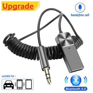 블루투스 오디오 리시버 스테레오 동글, USB 3.5mm 잭, 자동차 오디오 Aux 무선 어댑터, 핸즈프리 리시버 BT 전송