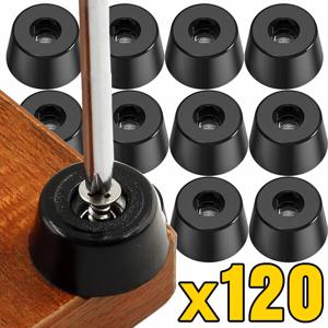 8-120Pcs 고무 패드 바닥 보호기 미끄럼 방지 커팅 보드 가구 범퍼 가스켓 와셔 멀티 사이즈 가구 하드웨어 매트