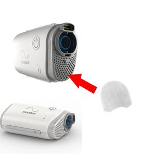 Resmed Air Mini 장치 호흡기 프리미엄 저자극성 CPAP ResMed AirMini 필터와 호환되는 교체 CPAP 필터