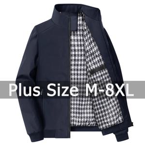 5XL 6XL 7XL 8XL 플러스 사이즈 자켓 남성용 40-140kg 가을 겨울 코트 캐주얼 스포츠 자켓 아웃웨어 Jaquetas Masculina De Inverno