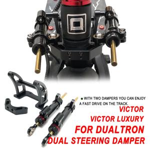 2PCS 이중 방향 조향 댐퍼 키트 댐퍼 어셈블리 Dualtron Victor Luxury Thunder II 스쿠터 용 방진