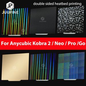모든 Cubic Kobra 2 Pro 플레이트 230x230mm Anycubic Kobra 2 Neo 업그레이드 Kobra 2 빌드 플레이트 Pei 시트 Peo Pet 3d 프린터 부품