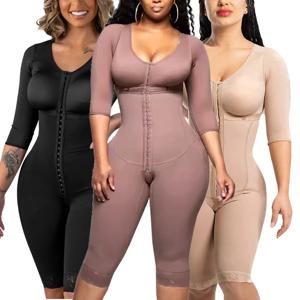 전신 콜롬비아 거들 셰이퍼 고압축 바디수트 수술 후 산후 리포 팔 슬림 허리 감소 Shapewear