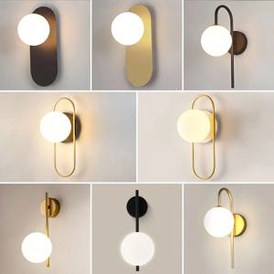 인테리어 LED 벽 램프 침실에 대 한 G9 전구와 벽 조명 블랙 골드 LED 벽 램프 벽 Sconce 홈 Luminuaire 조명