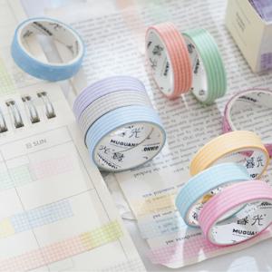 Mr. Paper 미니멀리스트 스타일 테이프 세트, 스크랩북 콜라주, 일기 장식 테이프 스티커, 상자당 10 롤, 200cm 롤