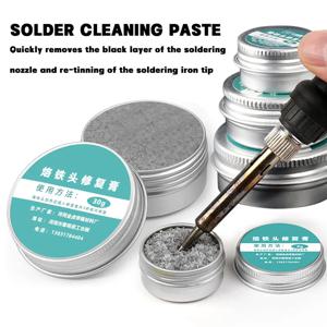 납땜 인두 팁 리프레셔 솔더 클린 페이스트 산화물 솔더 철 팁 리프레시 팁 Tinner Activator Non-stick Tin Repair Tool