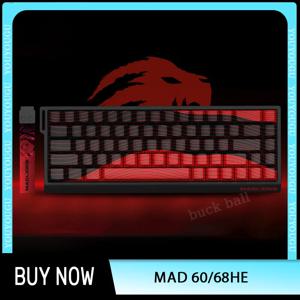 FGG Madcatz MAD60/68 HE Mad 60he 8K 기계식 키보드 마그네틱 스위치 Madlions Mad 68he 유선 게임용 키보드 게이머 맞춤형
