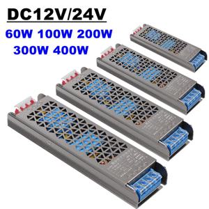 12V 24V LED 전원 공급 장치 AC DC 변압기 60W 100W 200W 300W 400W LED 스트립 전구 LED 드라이버에 대 한 슈퍼 얇은 변환기