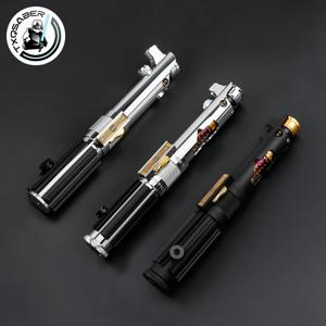 TXQSABER Lightsaber Anakin Skywalker 부드러운 스윙 레이저 세이버 금속 힐트 크리스탈 블루투스 제어 색상 변경 장난감-블레이드 없음
