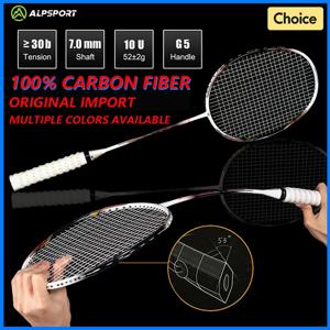 Alpsport AIR 10U  초경량 52g T500 배드민턴 라켓 빠른 리바운드  수입 최대 28파운드 100% 프로 카본 파이버 + 티타늄 라켓 중급자부터 상급자까지 배드민턴라켓