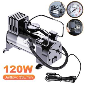 DC12V 자동차 팽창 펌프, 휴대용 이중 목적, 자동차 타이어 팽창기, 압력 타이어 팽창 공기 압축기
