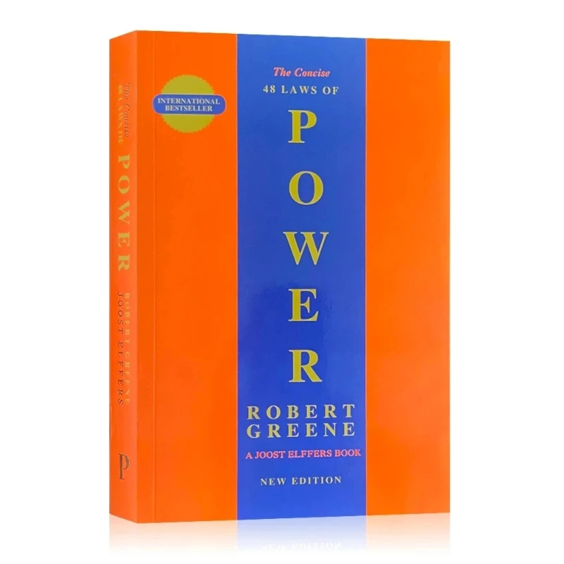 성인용 간결한 48 가지 권력의 법 영어 책, Robert Greene, 정계 지도력, 정계 철학 동기 도서