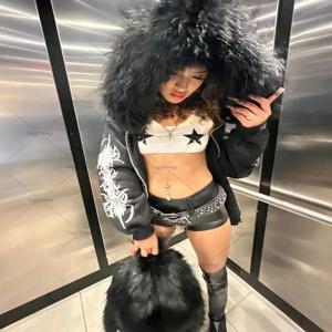 Y2K 패션 컬렉션 다목적 자켓 지퍼 업 후드 캐주얼 플러시 모피 후드 여성 편안한 두꺼운 카디건 코트상의