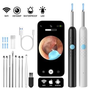 WIFI 비주얼 이어 스틱 HD1080P 4.2MM 미니 검 이경 카메라 귀 피커 귀 청소기 무선 내시경 건강 관리 귀 왁스 청소