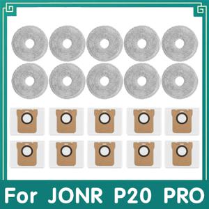 JONR P20 PRO 진공 부품 먼지 봉투 예비 부품 호환 걸레 천 액세서리
