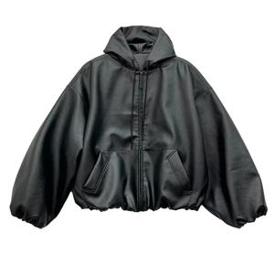 SAINT OF MICHAEL 패션 streetwear 최고의 품질 피질 코트 캐주얼 루즈 오버 사이즈 탑 남성용 빈티지 솔리드 컬러 자켓